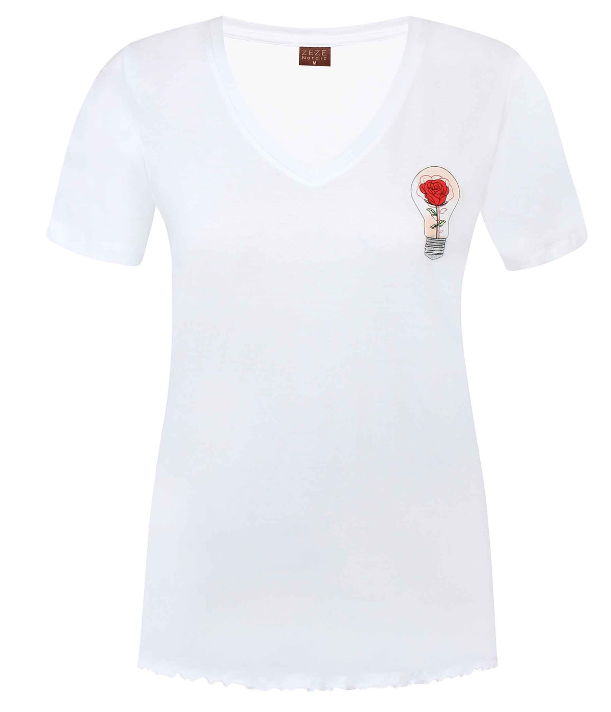 ZE-ZE GINA T-SHIRT IN WHITE