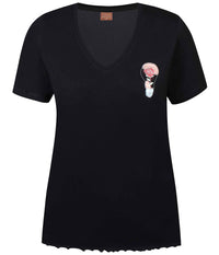 ZE-ZE GINA T-SHIRT IN BLACK