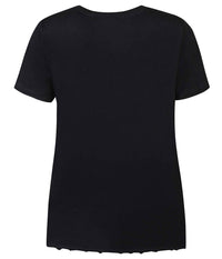 ZE-ZE GINA T-SHIRT IN BLACK
