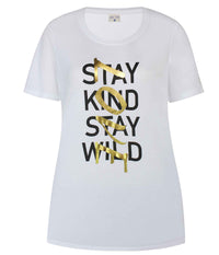 ZE-ZE HARLEE T-SHIRT IN WHITE