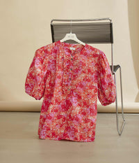 ZE-ZE KATLEN BLUSE I CORAL OG PINK