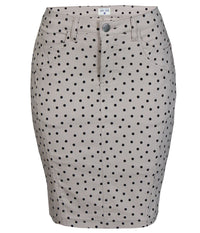 ZE-ZE LANCE NEDERDEL I SAND MED SORTE PRIKKER