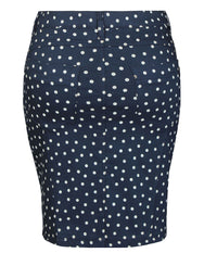 ZE-ZE LANCE NEDERDEL I NAVY MED HVIDE PRIKKER