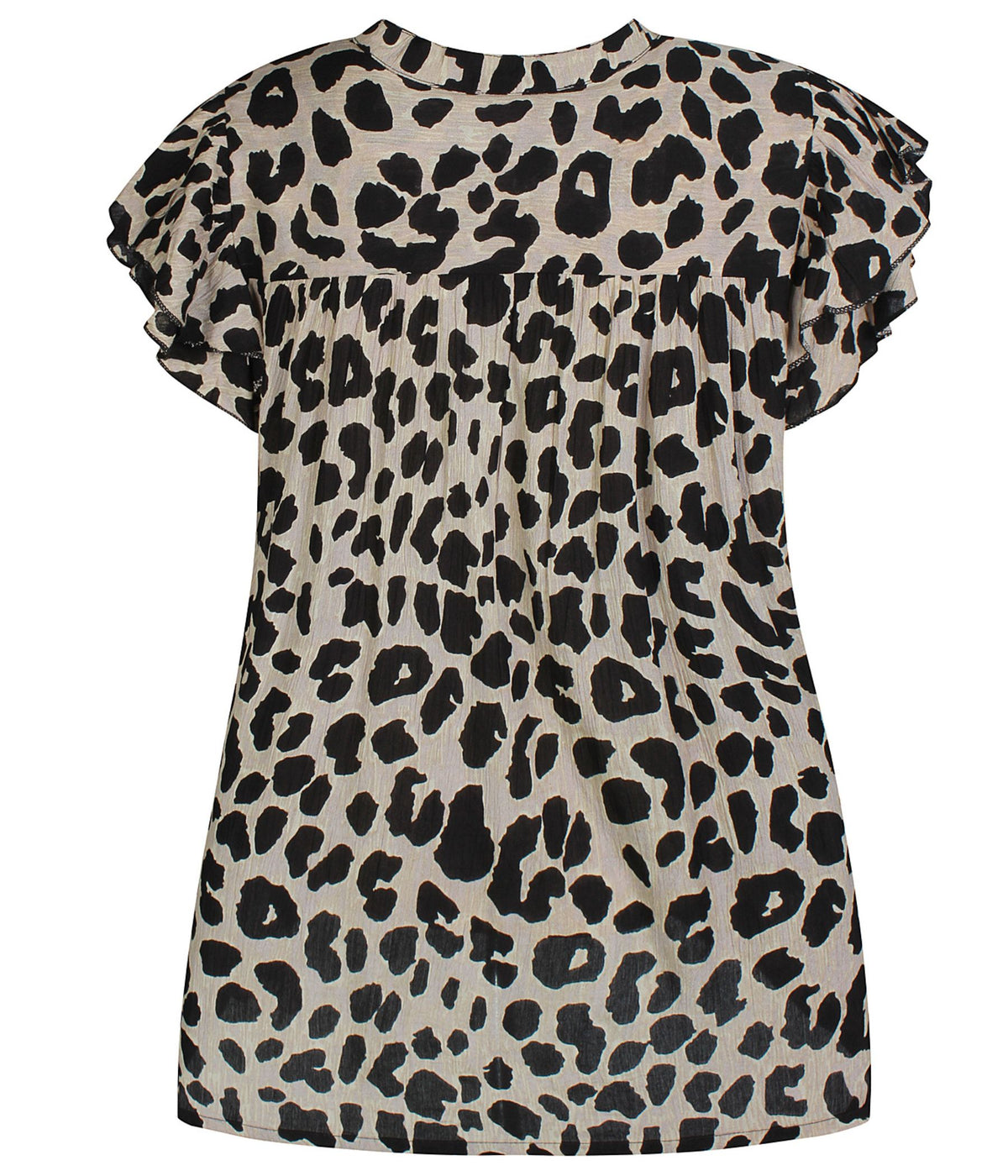 ZE-ZE LARA SKJORTE I LEOPARD PRINT