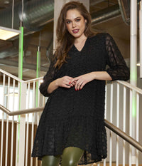 ZE-ZE ROSIE DRESS IN BLACK