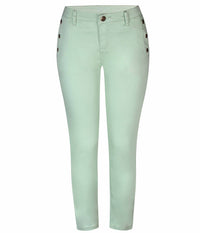 ZE-ZE 7/8 TRUE PANTS IN LIGHT GREEN