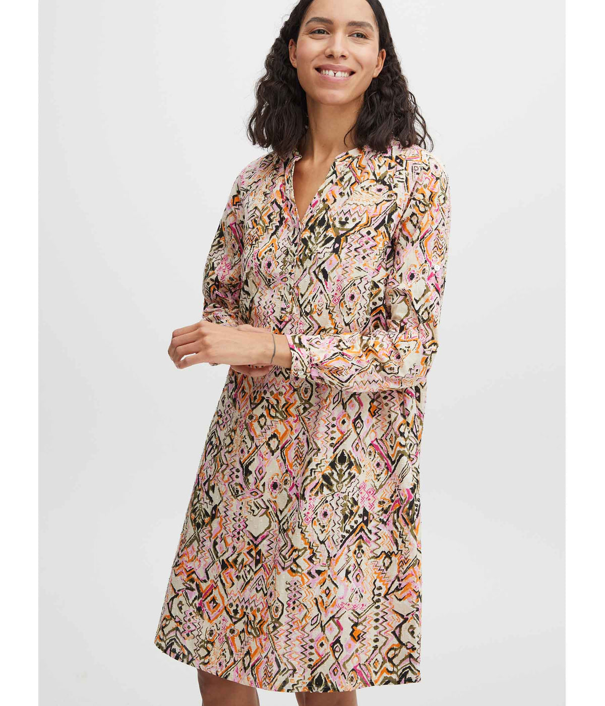 B.YOUNG FOLIA DRESS IN PINK MIX 