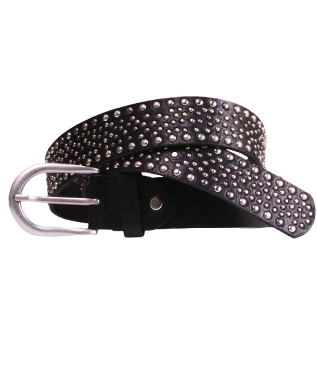 BELT IN BLACK WITH STUDS