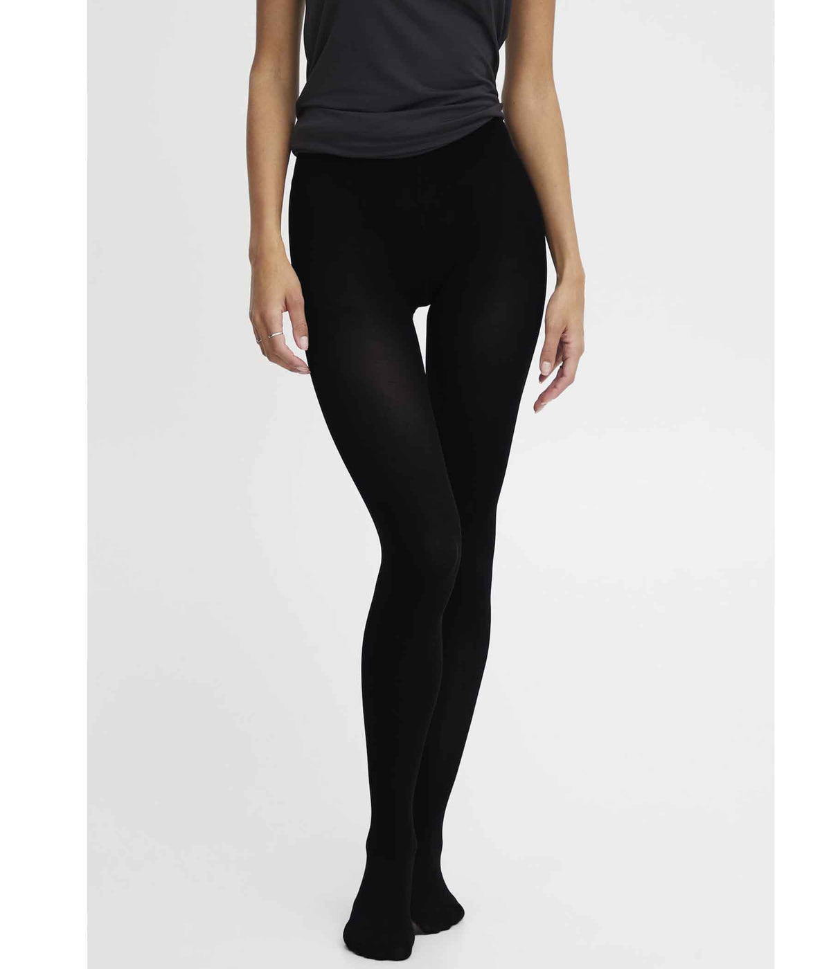B.YOUNG MICROFIBER TIGHTS IN BLACK - 2 PACK