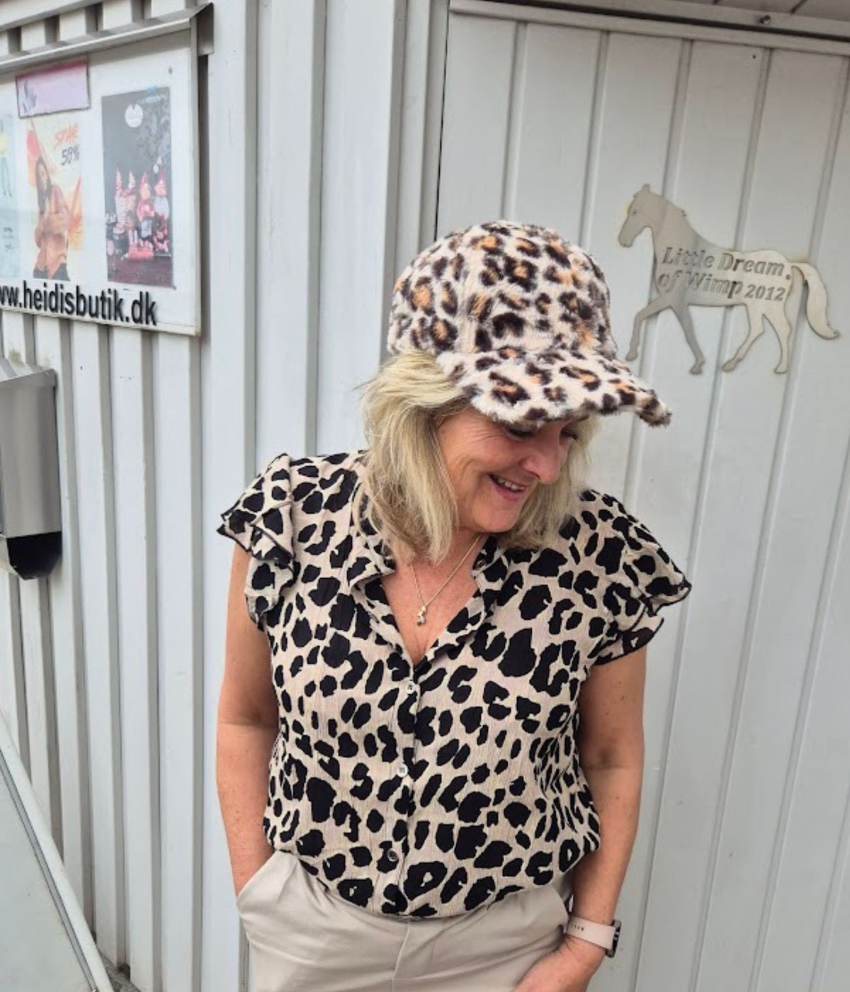 CAP I LYS LEOPARD PRINT