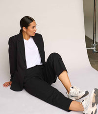 COFFEE SAKURA PANTS IN BLACK