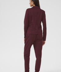 KAFFEJENNY BLAZER I BORDEAUX