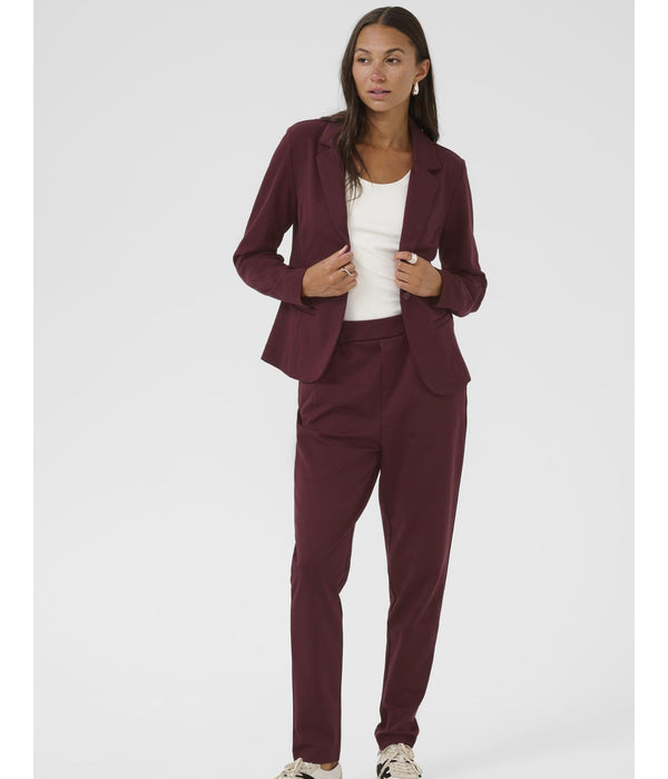KAFFEJENNY BLAZER I BORDEAUX