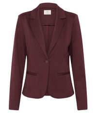 KAFFEJENNY BLAZER I BORDEAUX
