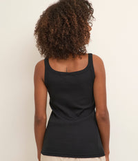 KAFFE CARNA TANK TOP I SORT