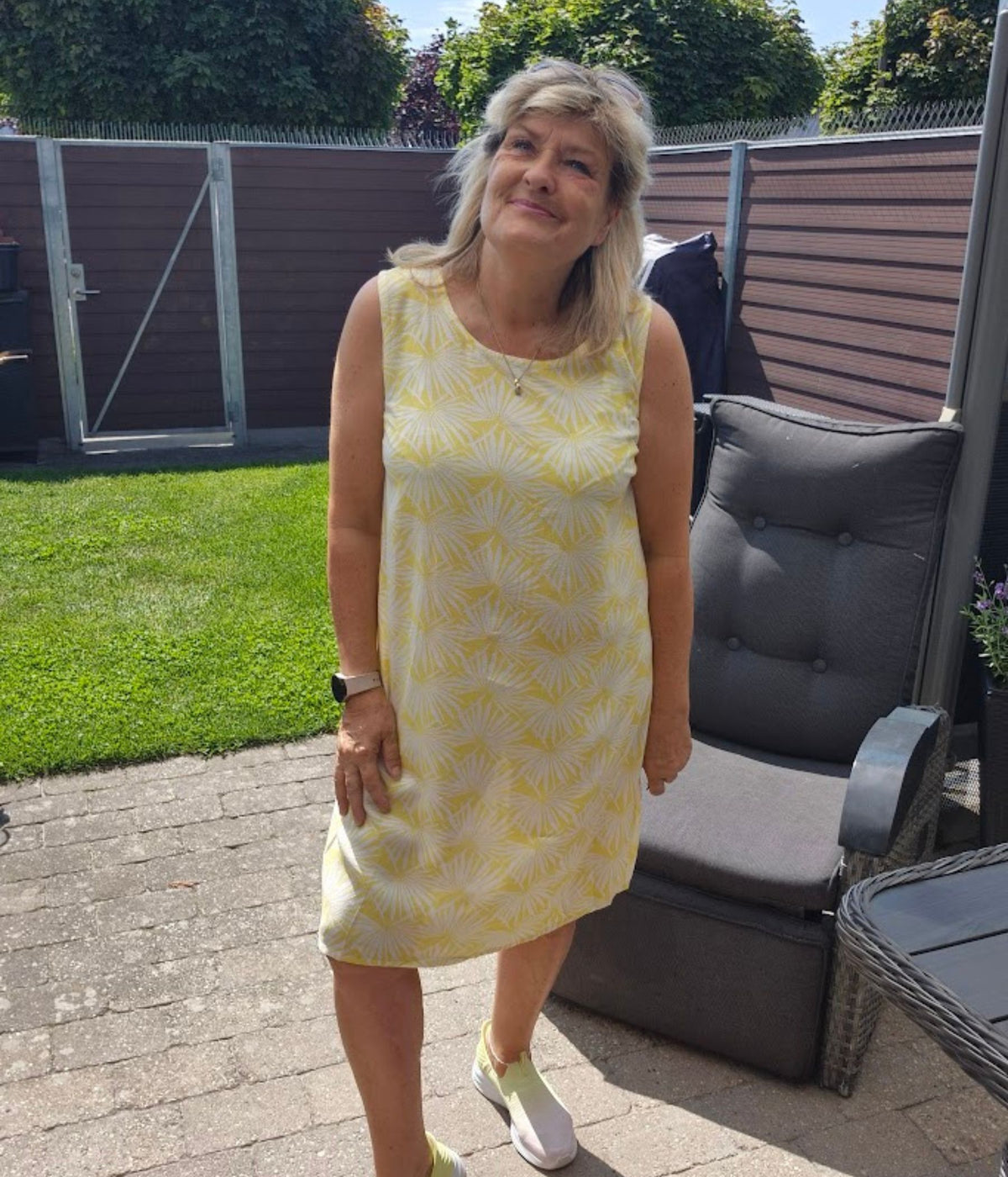 ZE-ZE LUZULA DRESS IN YELLOW