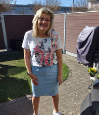 ZE-ZE LANCE NEDERDEL I LYSEBLÅ MED INDBYGGET SHORTS