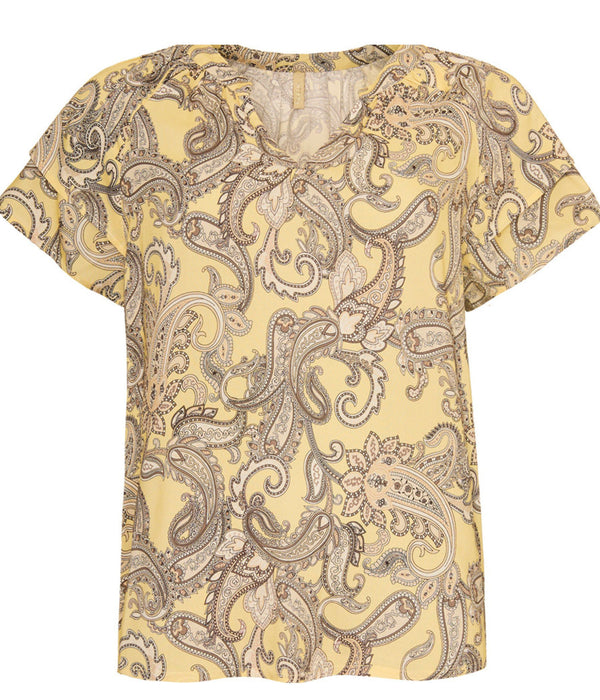 OFELIA MAJA BLUSE I GUL