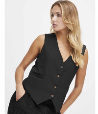 FRANSA ZOLINA VEST IN BLACK