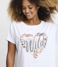 SORBET LAIBI T-SHIRT IN WHITE 