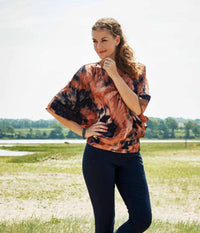 ZE-ZE BLOUSE IN BROWN