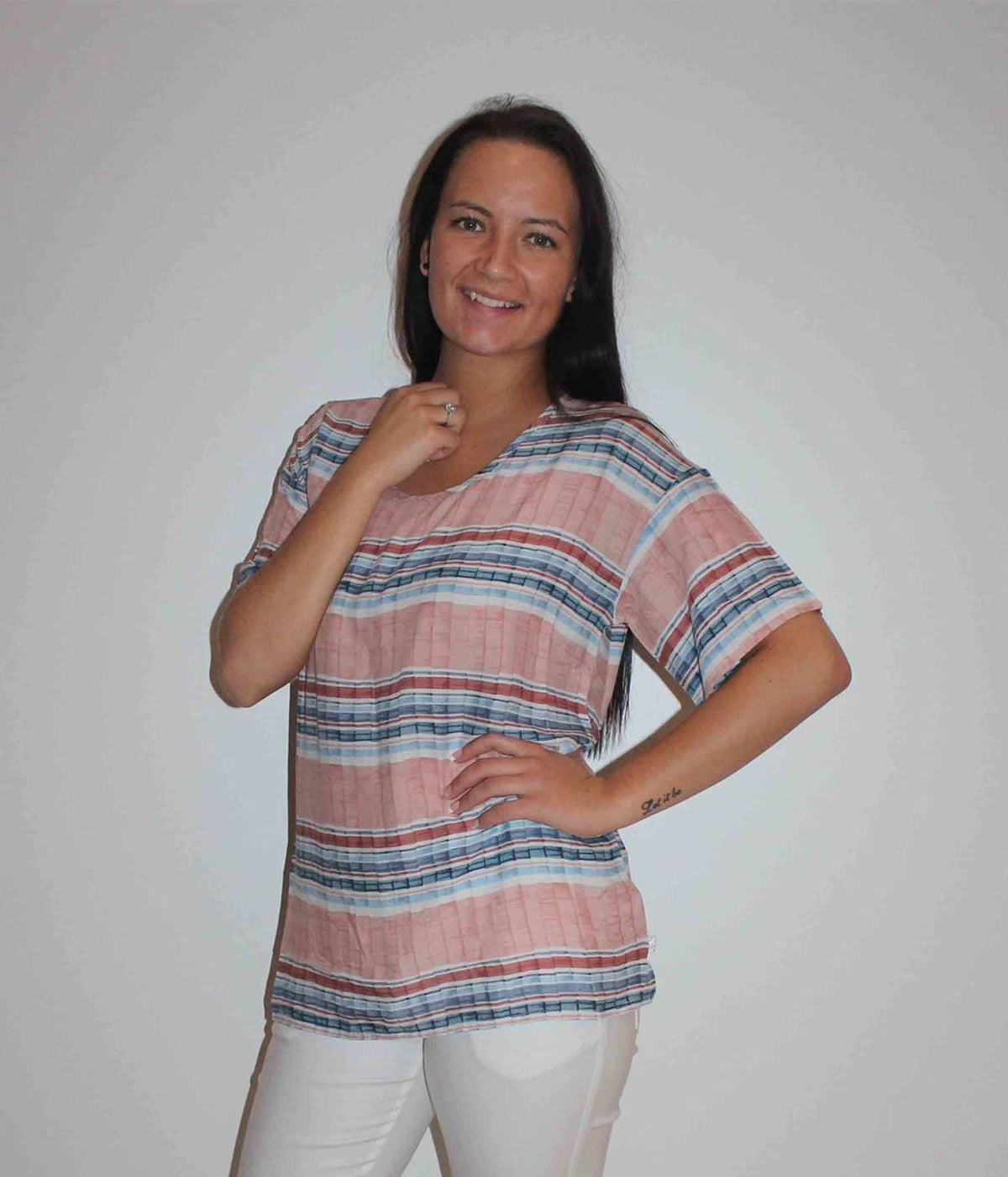 ZE-ZE HOWE BLOUSE IN RUST ROSE