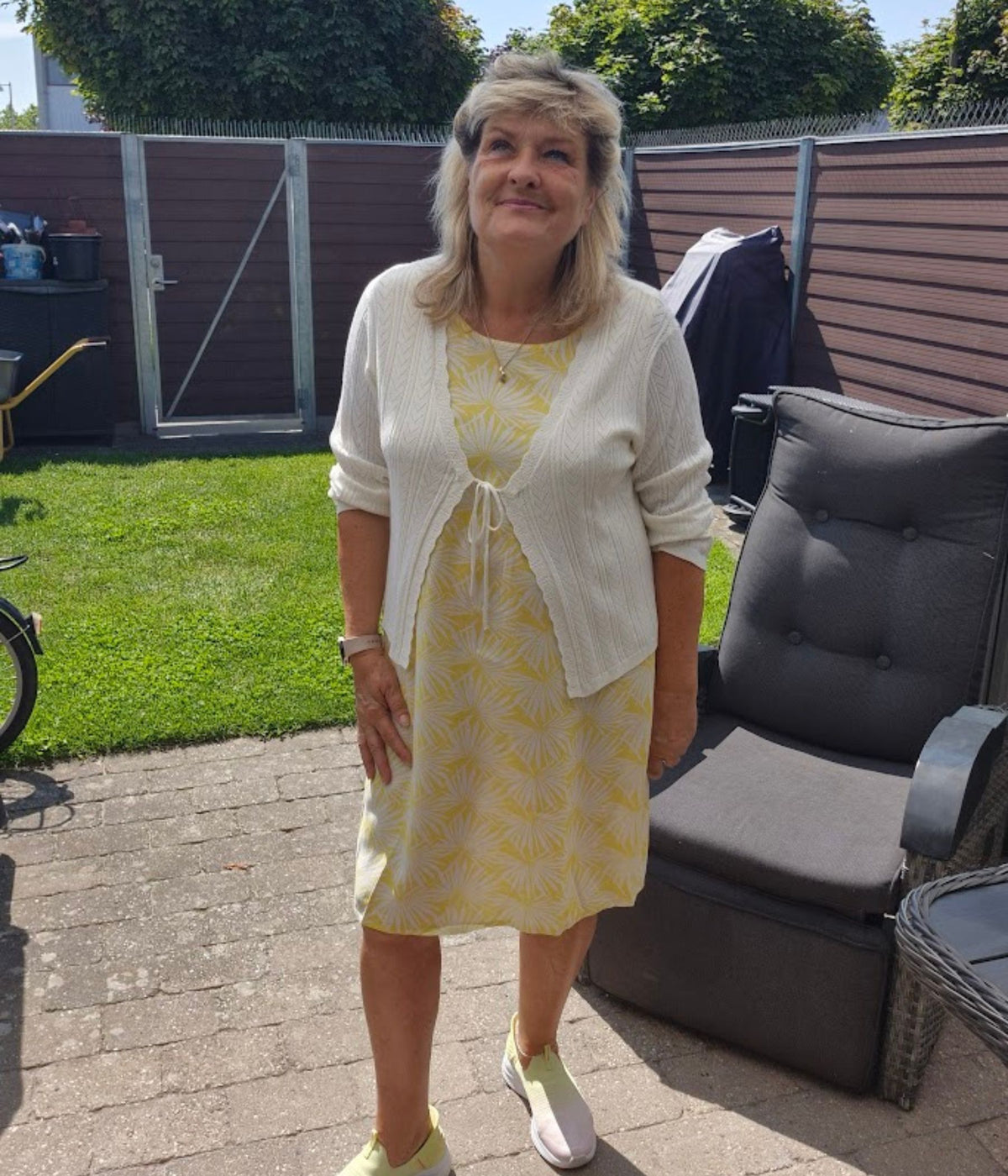 ZE-ZE LUZULA DRESS IN YELLOW