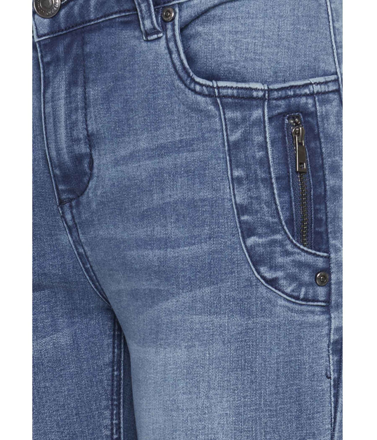 FRANSA WATER JEANS I DENIM BLÅ