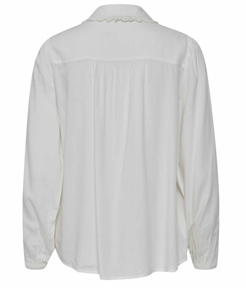 FRANSA LONA SKJORTE I OFFWHITE
