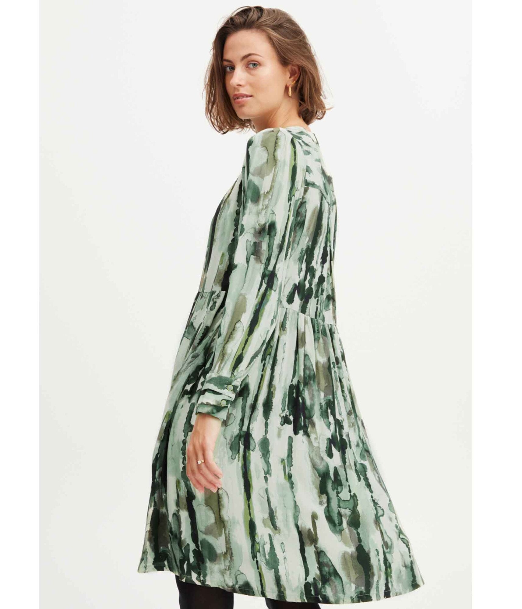 Fransa kjole Dora Heidisbutik – i mix grøn