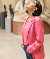 FRANSA MILENA BLAZER I PINK