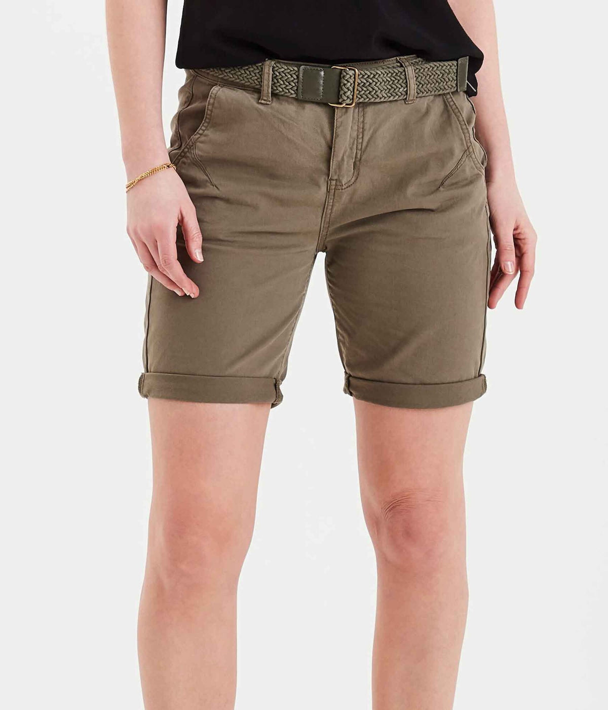 FRANSA JOCAMO SHORTS I KHAKI .