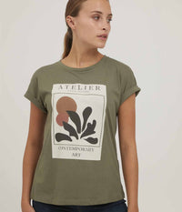 T-SHIRT FRCEART I KHAKI