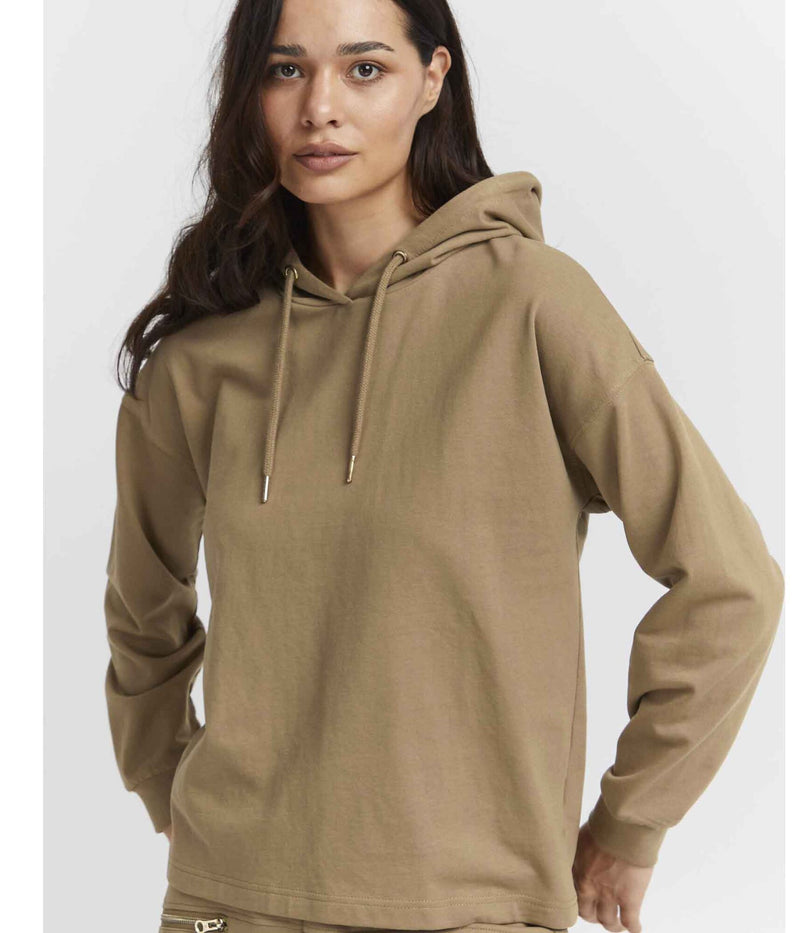 FRANSA SAMONA SWEATSHIRT I BRUN