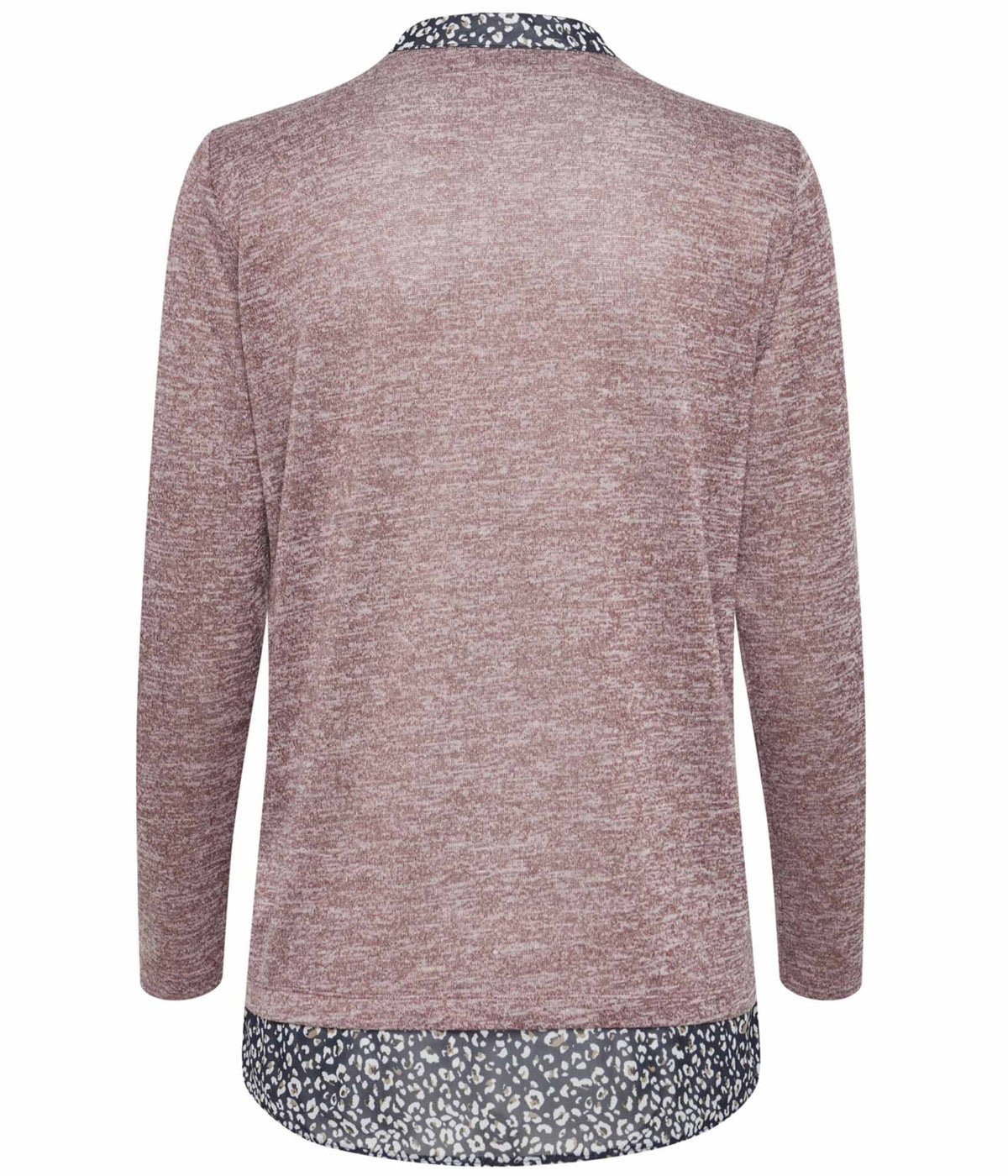 FRANSA REXAN  PULLOVER I MELANGE INFINITY MIX.