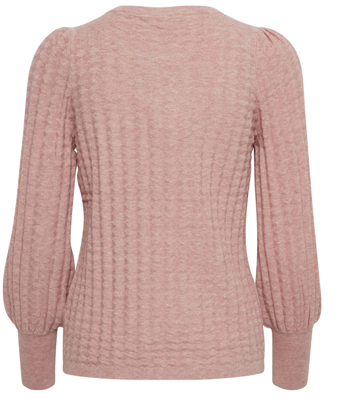 FRANSA PULLOVER  I MISTY ROSE MELANGE