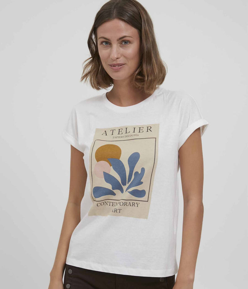 T-SHIRT FRCEART I  CREME