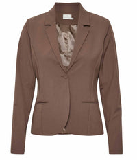 KAFFE JILLIAN BLAZER I BRUN