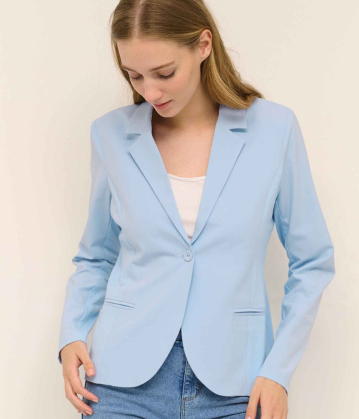 KAFFE JILLIAN BLAZER I CASHMERE BLUE