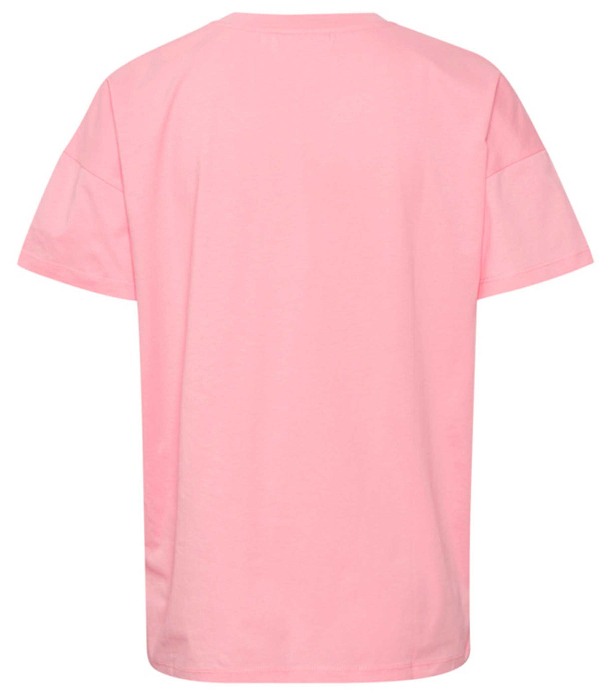 KAFFE KALEO T-SHIRT I PINK MED PRINT.