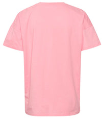 KAFFE KALEO T-SHIRT I PINK MED PRINT.