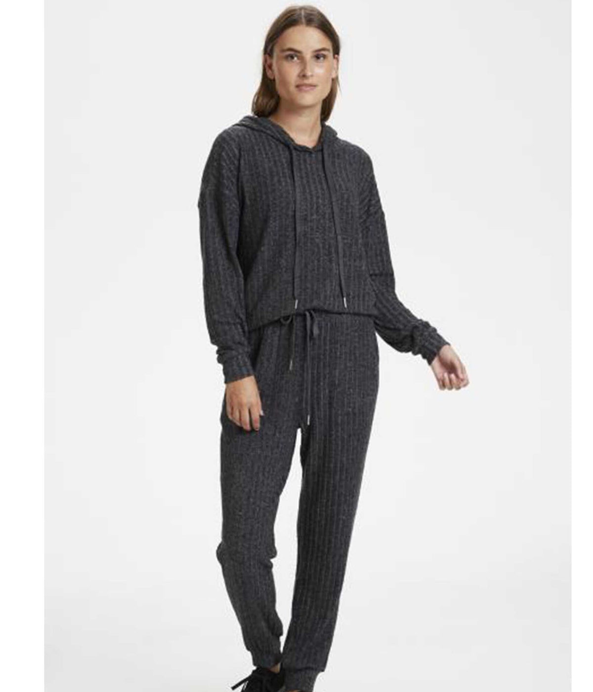 KAFFE LAUANA SWEAT PANT I GRÅ