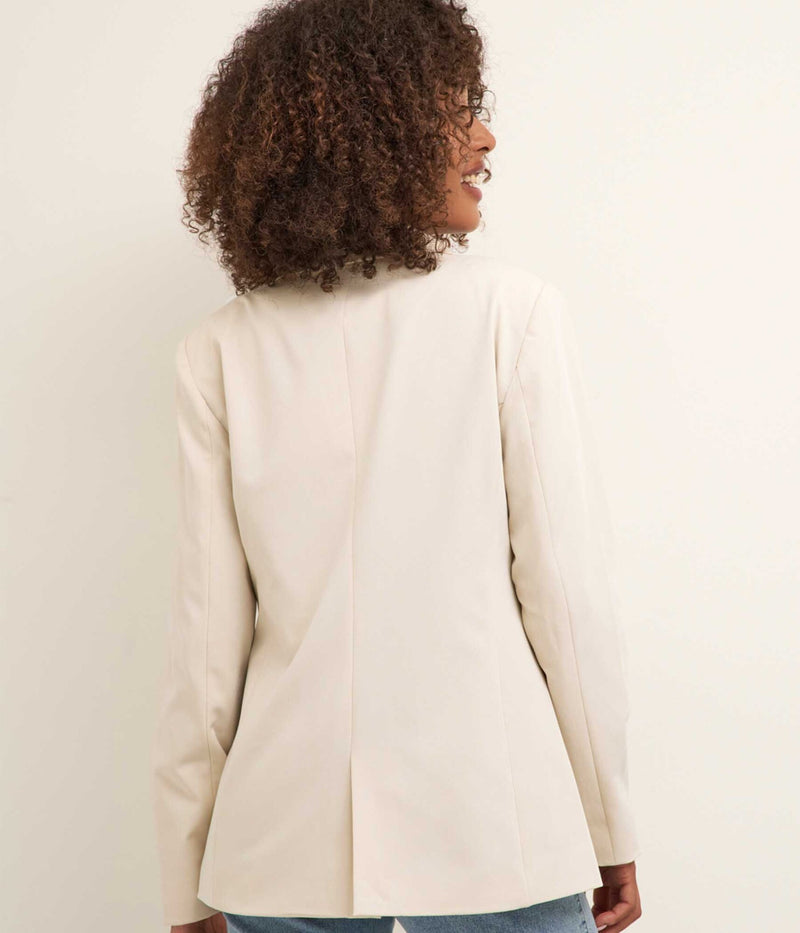KAFFE SAKURA BLAZER I ANTIQUE HVID