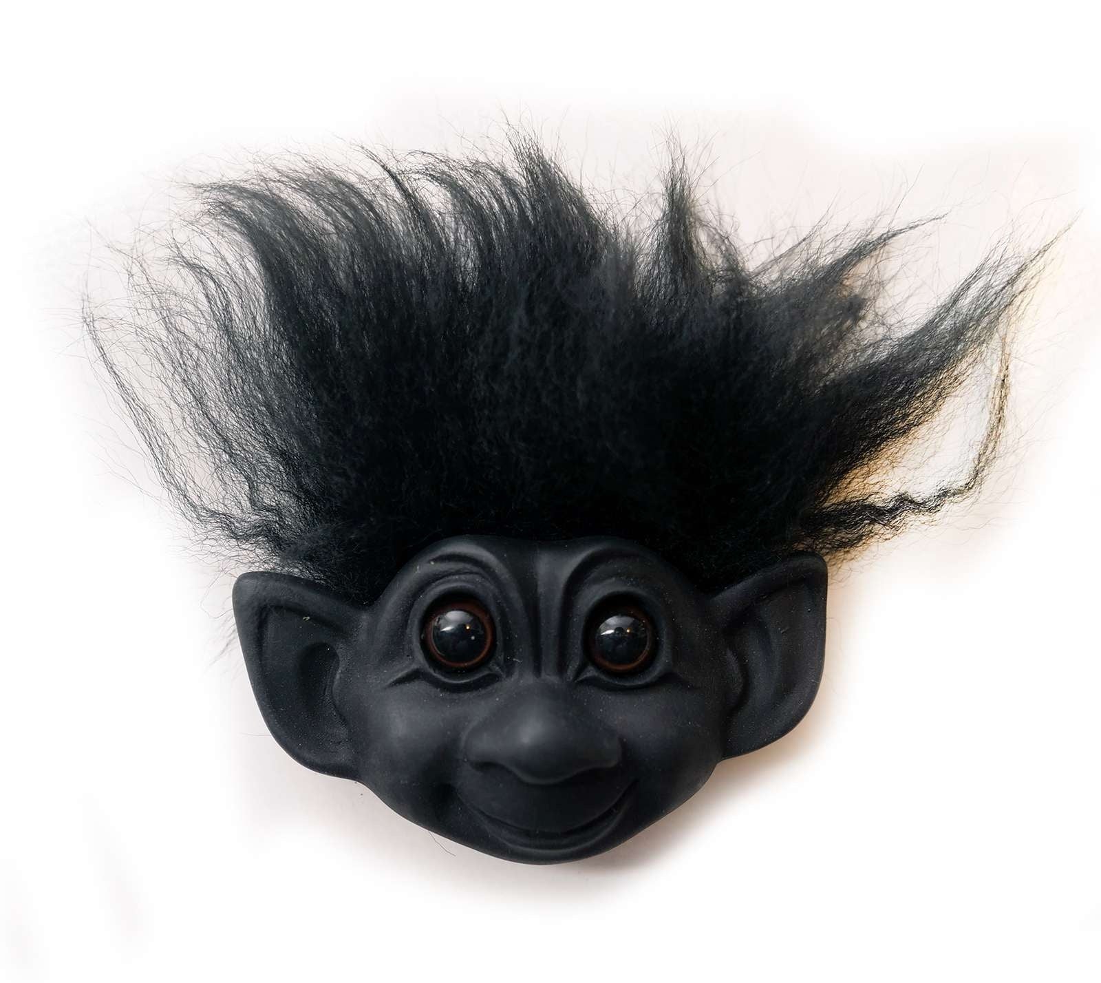 Lucky trolls - magnetic face in black – Heidisbutik