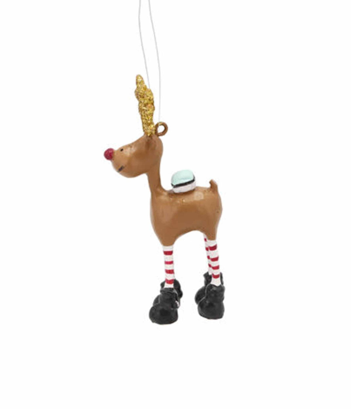 MINI RUDOLF  CANDYBOY BLÅ - 7 Cm.