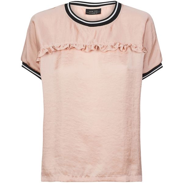 ONE-TWO T-SHIRT I LYS PEACH