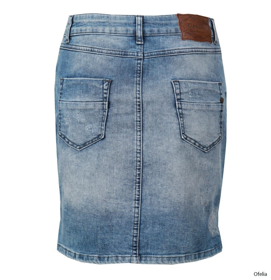 OFELIA ELENA JEANS NEDERDEL