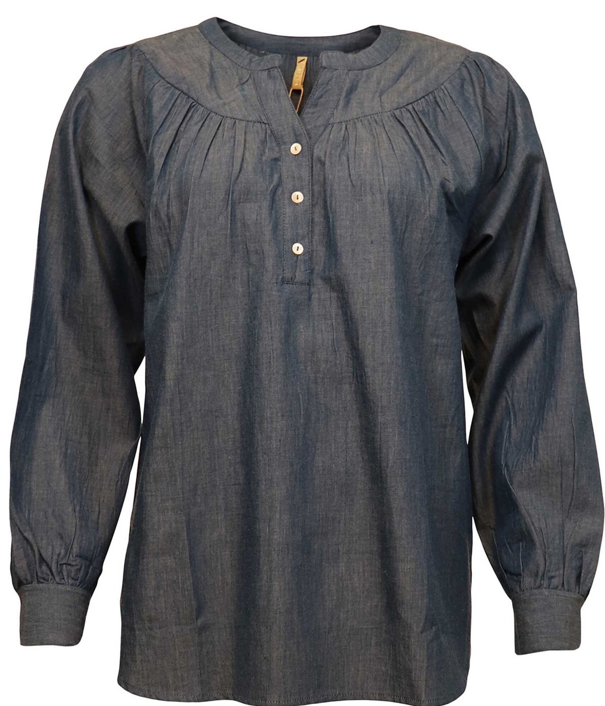 OFELIA HATTIE BLUSE I DENIM BLUE