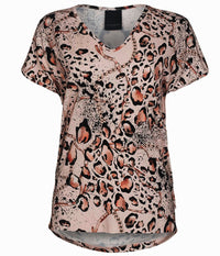 ONE-TWO DUNJA T-SHIRT I METALLIC ROSE