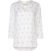 ONE-TWO LUXZUZ BLUSE I HVID